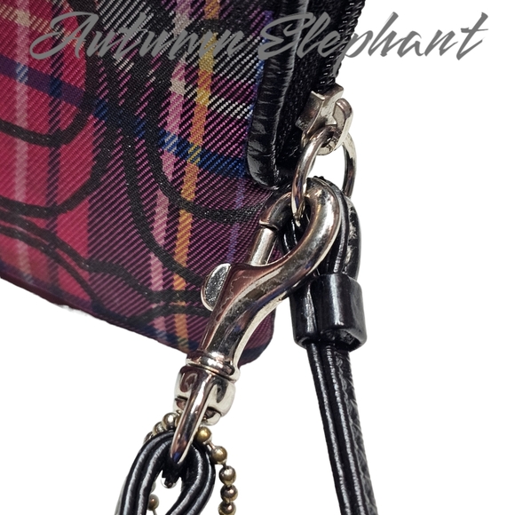 EUC Coach Tartan Large Wallet Purse - Picture 11 of 16